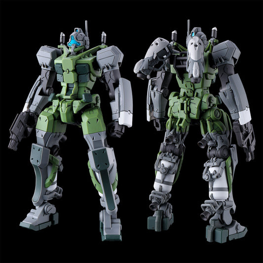 HG 1/144 Gelgoog – front and rear views side by side