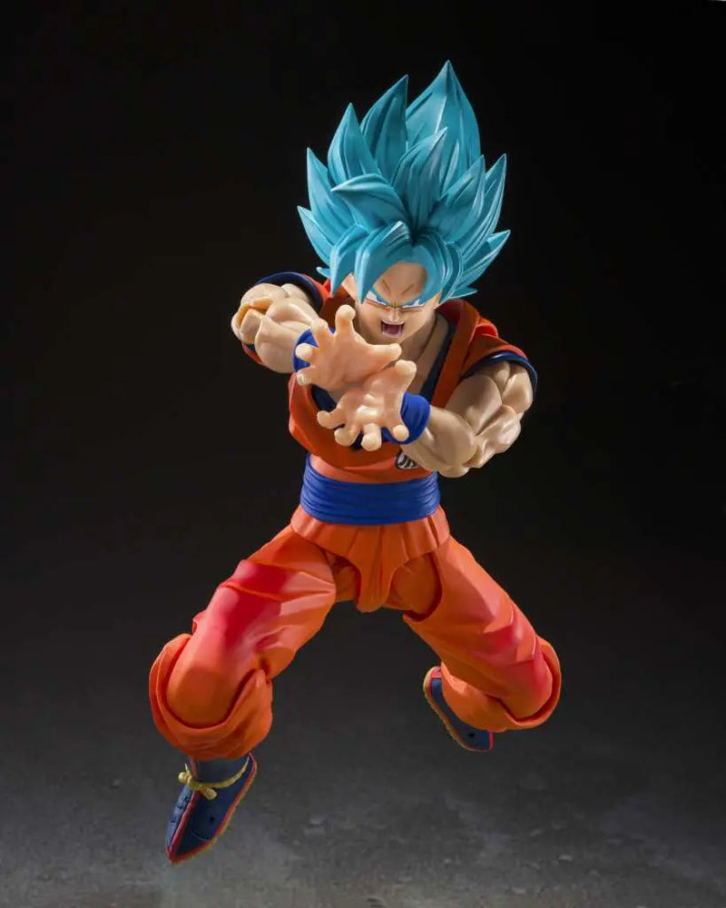 Dragon Ball Super Saiyan God Super Saiyan Son Goku Blue Power S.h.figuarts