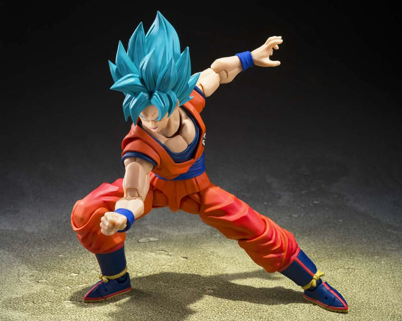 Dragon Ball Super Saiyan God Super Saiyan Son Goku Blue Power S.h.figuarts