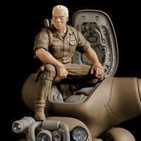 Ghost in the Shell: 1/20 PLAMAX minimum factory MF-95 Batou with Fuchikoma [Manga Edition]