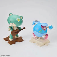 HGGBM 1/144 Beargguy Ohana & Aloharo Set – two built models on jigsaw-piece stands