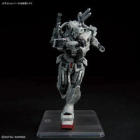 HG 1/144 No.255 Gundam EX – front view in running pose on clear action base