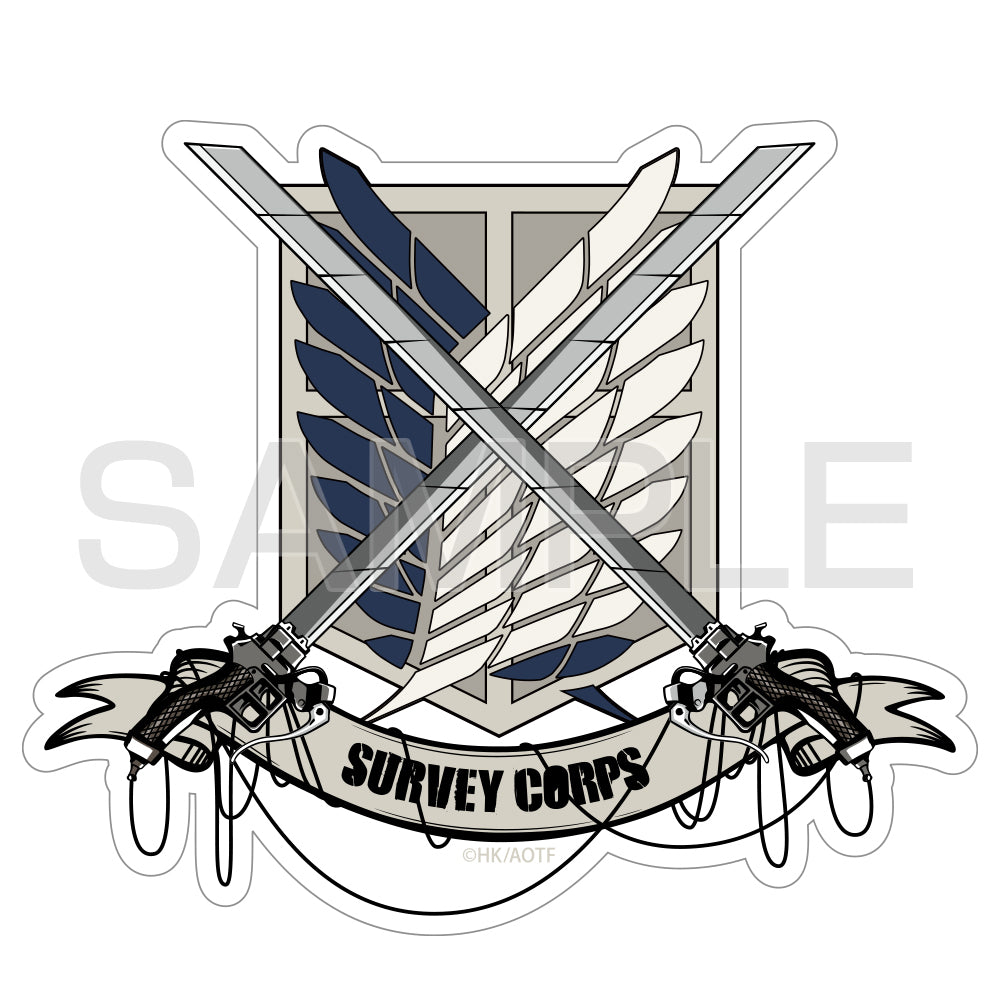Attack on Titan: Survey Corps Waterproof Sticker