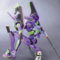 HG No.01 Evangelion-01 Test Type – three-quarter rear view with power cable