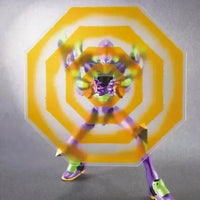 HG No.01 Evangelion-01 Test Type – front view with octagonal target backdrop