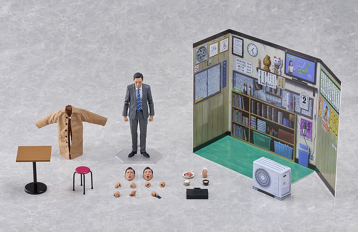 [ETA: OCT 26] Solitary Gourmet: figma No.675b: Goro Inogashira Yutaka Matsushige Ver. Renewal Edition [Winter Full Set]