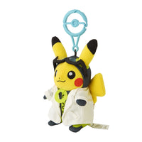 Pokemon Centre Japan Limited Mascot Keychain: Pokemon Go Professor Willow's Assistant Pikachu