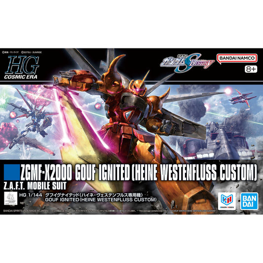 Bandai HGCE 1/144 No.269 ZGMF-X2000 Gouf Ignited [Heine Westenfluss Custom]
