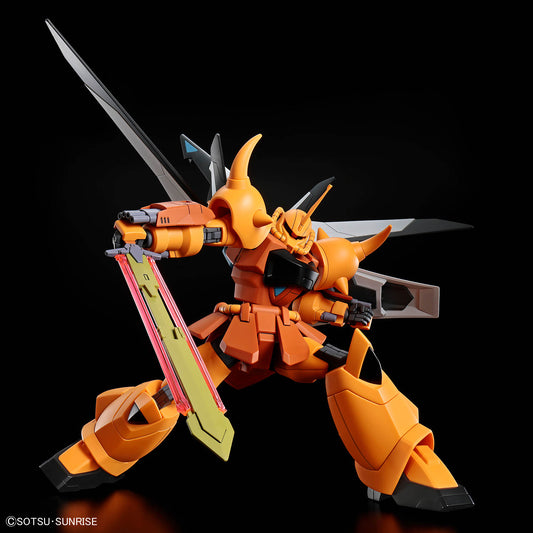 HGCE 1/144 No.269 ZGMF-X2000 Gouf Ignited – action pose with raised beam sabre and shield