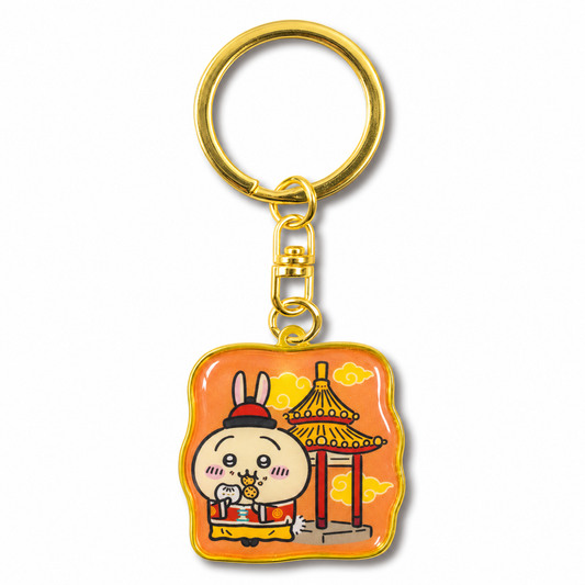 Chiikawa: Local Limited Diecut Keychain: Usagi [Kobe Chinatown] (CKW46673)