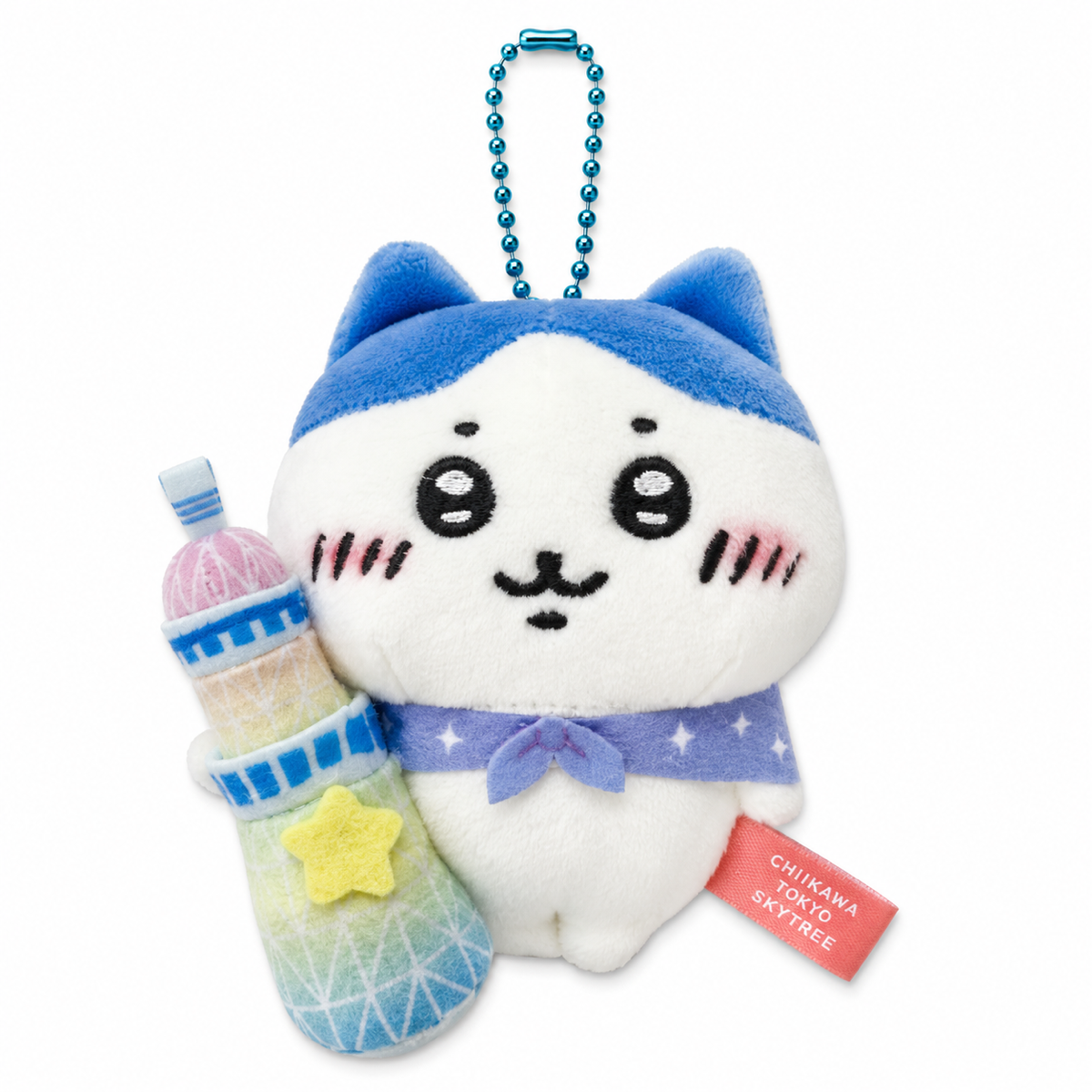 Chiikawa: Local Limited Plush Keychain: Hachiware [Tokyo Skytree] (CKW46687)