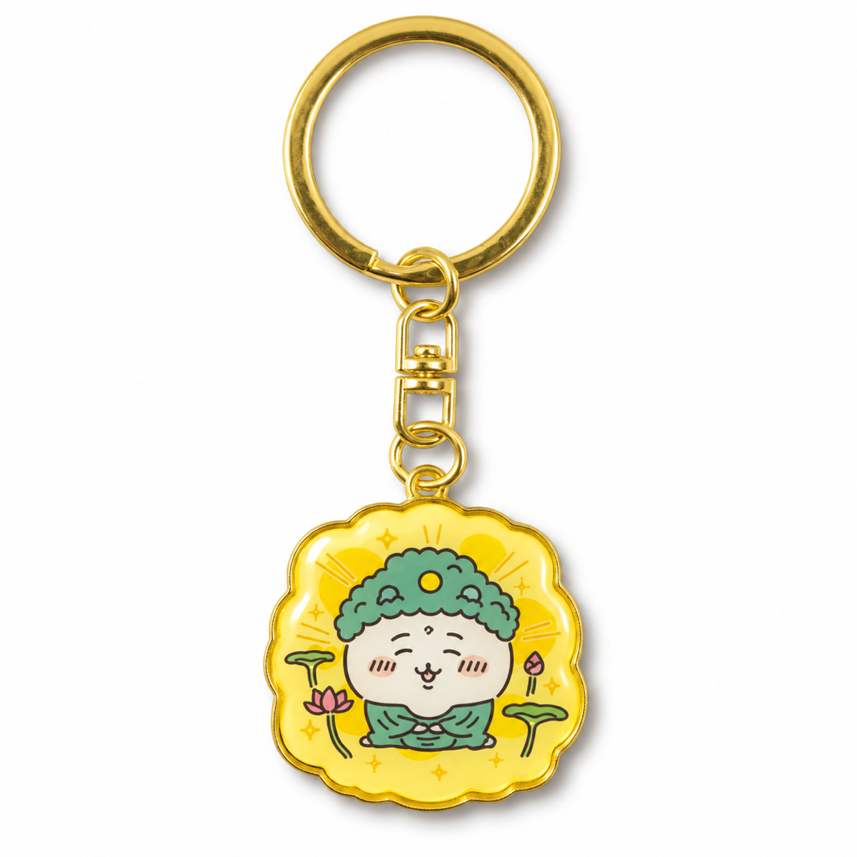 Chiikawa: Local Limited Diecut Keychain: Chiikawa [Kamakura Great Buddha] (CKW46960)