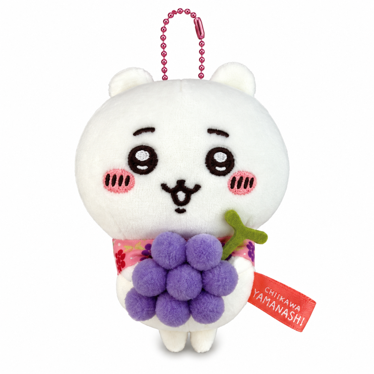Chiikawa: Local Limited Plush Keychain: Chiikawa [Yamanashi Grape] (CKW47303)