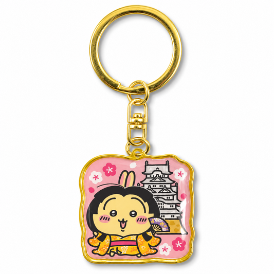 Chiikawa: Local Limited Diecut Keychain: Usagi [Himeji Senhime] (CKW47604)