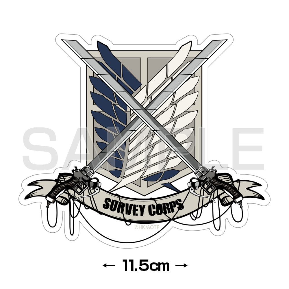 Attack on Titan: Survey Corps Waterproof Sticker