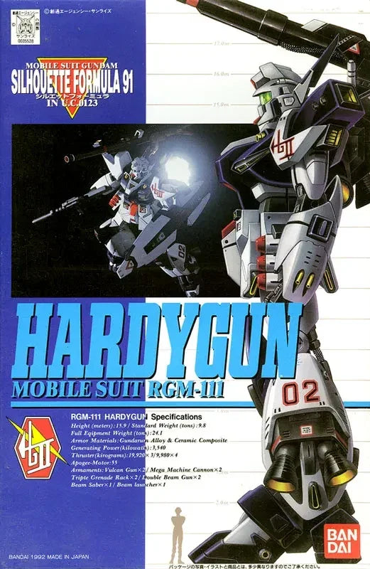 Bandai 1/100 RGM-111 Hardygun [Mobile Suit Silhouette Formula 91] - Kidultverse