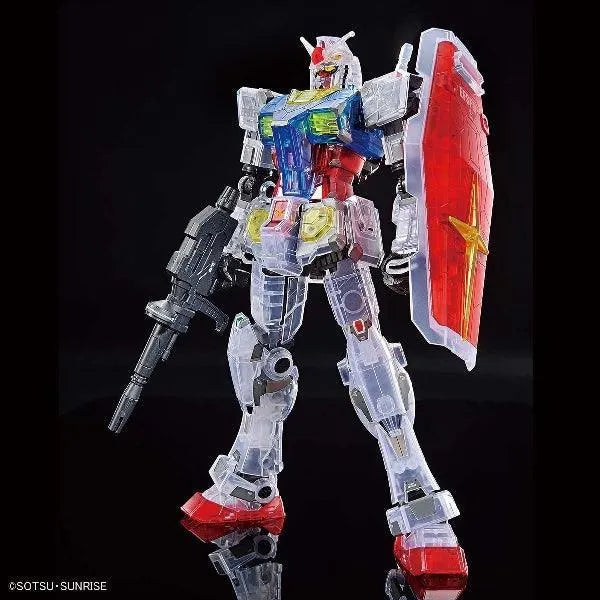 Bandai 1/100 RX-78F00 Gundam [Clear Color] (Gundam Factory Yokohama Exclusive) - Kidultverse