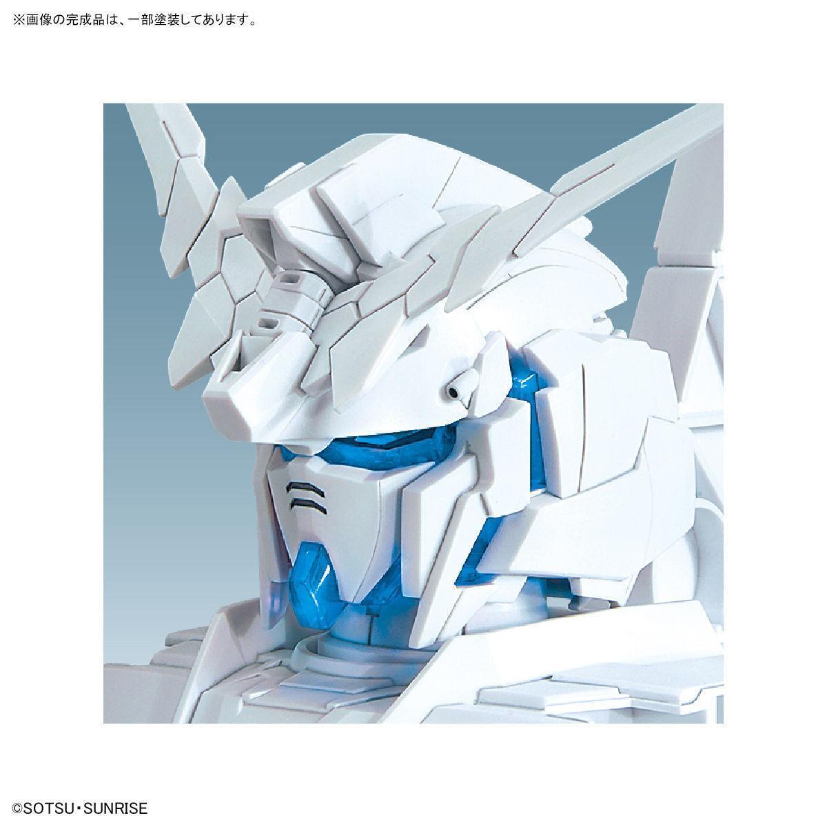 Bandai 1/48 The Gundam Base Limited Unicorn Gundam Head Display Base (Psycho-frame Color Variation Ver.) & Unicorn Gundam 02 Banshee Head Display Base Set - Kidultverse