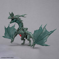 30 Minutes Fantasy 30MF M-02 Dlrowyvern – three-quarter side view of assembled model