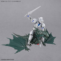 30 Minutes Fantasy 30MF M-02 Dlrowyvern – action pose with sword raised, rider on wyvern