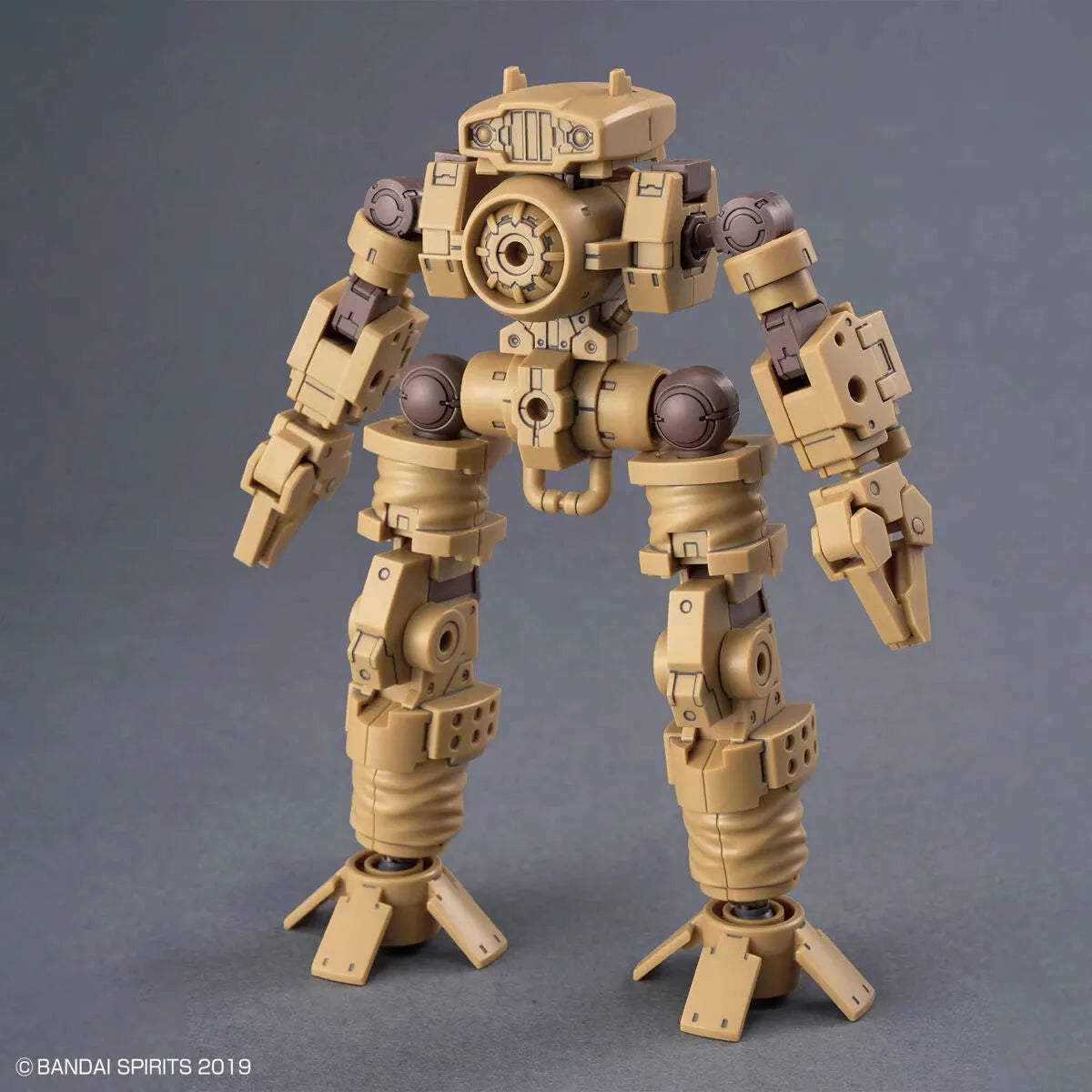 30 Minutes Missions 30MM 1/144 W-32 Option Parts Set 18 – front view of assembled mech on grey backdrop