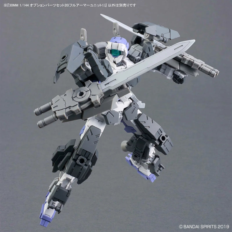 Bandai 30 Minutes Missions 30MM 1/144 W-35 Option Parts Set 20 (Full Armor Unit) - Kidultverse