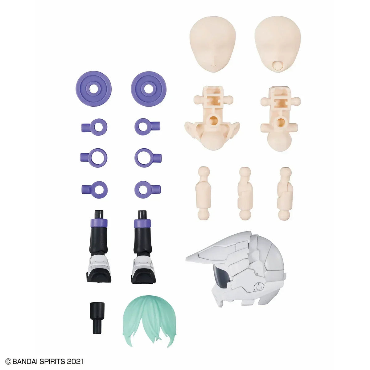Bandai 30 Minutes Sisters 30MS Option Parts Set 22 (Turbo Costume α) [Color B] - Kidultverse