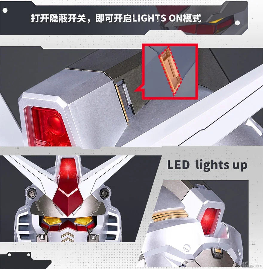 Bandai BN Head Collection RX-78-2 Gundam [Rollout Color] (P-Bandai) - Kidultverse