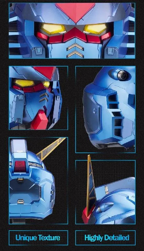 Bandai BN Head Collection Vol.1 RX-78-2 Gundam [Metallic Blue Color Ver.] (P-Bandai) - Kidultverse