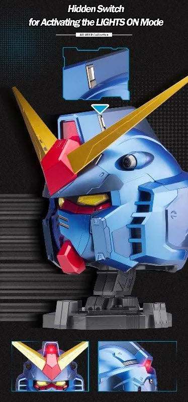 Bandai BN Head Collection Vol.1 RX-78-2 Gundam [Metallic Blue Color Ver.] (P-Bandai) - Kidultverse