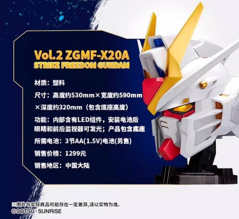 Bandai BN Head Collection Vol.2 ZGMF-X20A Strike Freedom Gundam (P-Bandai) - Kidultverse