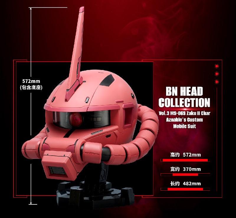 Bandai BN Head Collection Vol.3 MS-06S Zaku II [Char Aznable's Custom] - Kidultverse