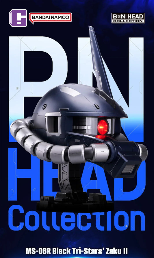 Bandai BN Head Collection Vol.7 MS-06R Black Tri-Stars' Zaku II - Kidultverse