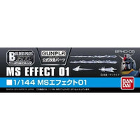 Bandai Builders Parts HD 1/144 MS Effect 01 Clear - Kidultverse