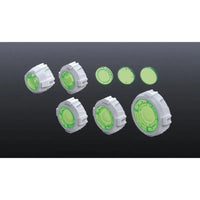 Builders Parts HD 1/144 MS Sight Lens – MS Sight Lens [Green] – green lenses and bezels unassembled