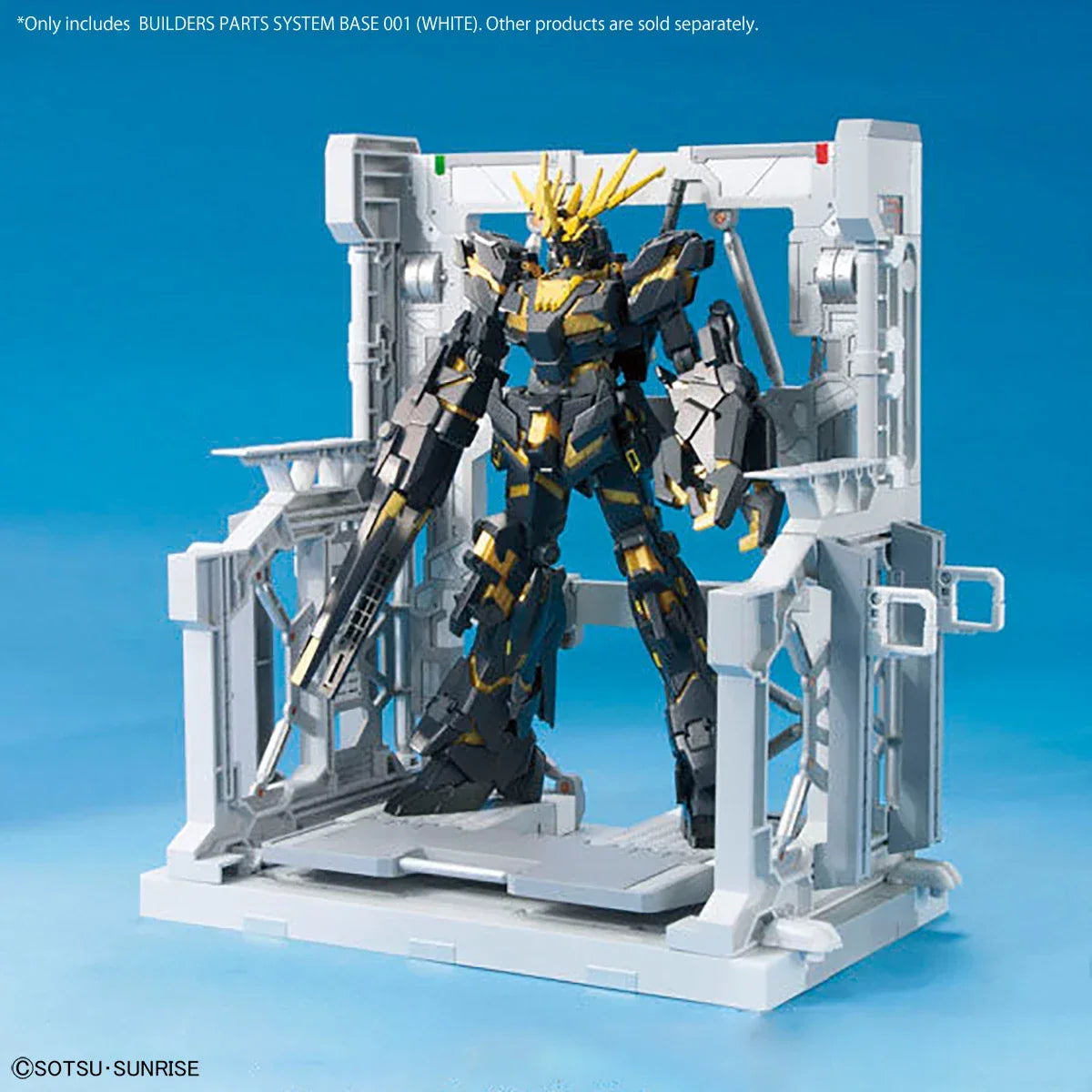 Bandai Builders Parts System Base 001 (White) - Kidultverse