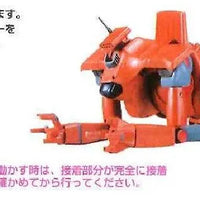 Combat Mecha Xabungle: 1/144 WM Galabagos Type – posed crouch with Japanese joint and arm-cover notice