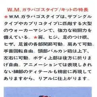 Combat Mecha Xabungle: 1/144 WM Galabagos Type – close-up of torso and shoulder joints