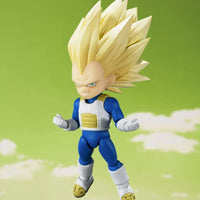 Bandai Dragon Ball Daima: S.H.Figuarts Super Saiyan 3 Vegeta [Mini] - Kidultverse