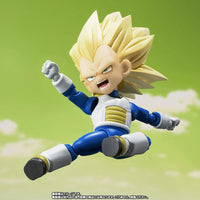 Bandai Dragon Ball Daima: S.H.Figuarts Super Saiyan 3 Vegeta [Mini] - Kidultverse