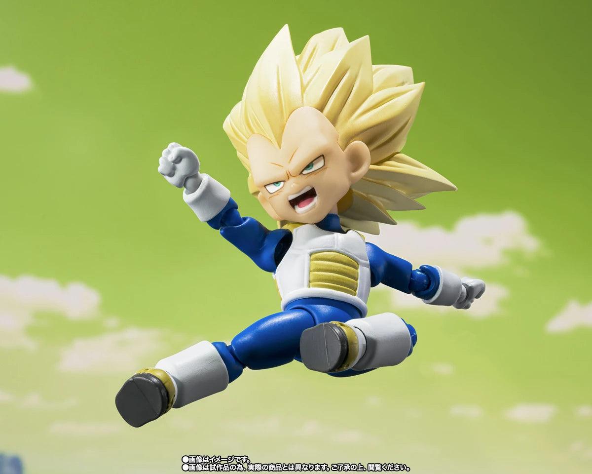 Bandai Dragon Ball Daima: S.H.Figuarts Super Saiyan 3 Vegeta [Mini] - Kidultverse