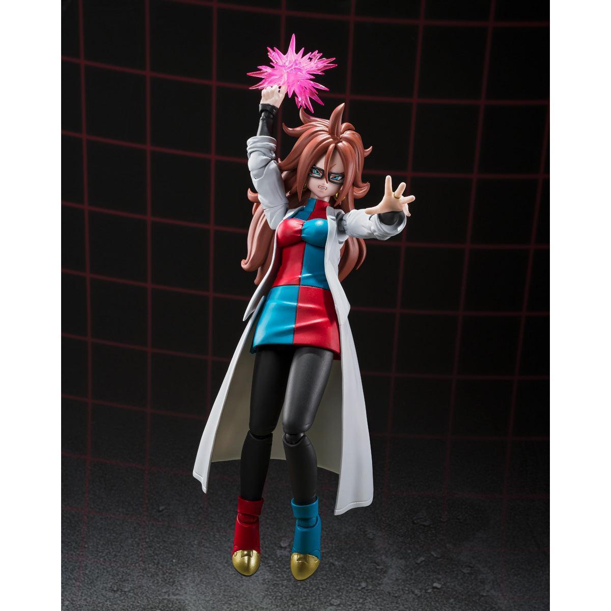 Bandai Dragon Ball Fighter Z: S.H.Figuarts Android 21 [Lab Coat] (P-Bandai) - Kidultverse