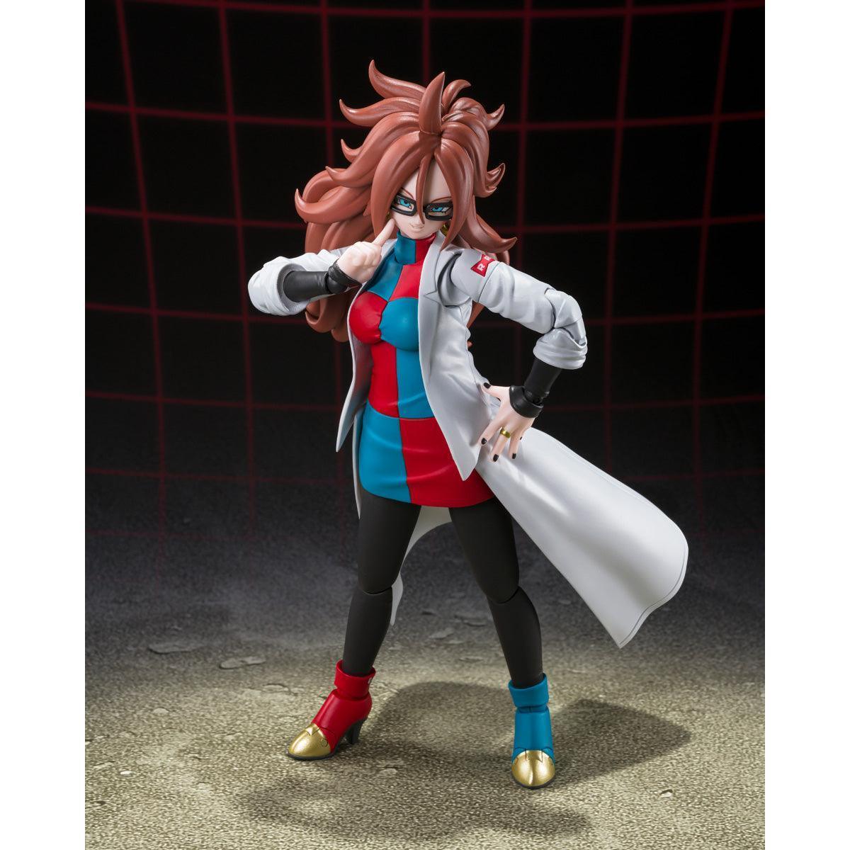 Bandai Dragon Ball Fighter Z: S.H.Figuarts Android 21 [Lab Coat] (P-Bandai) - Kidultverse