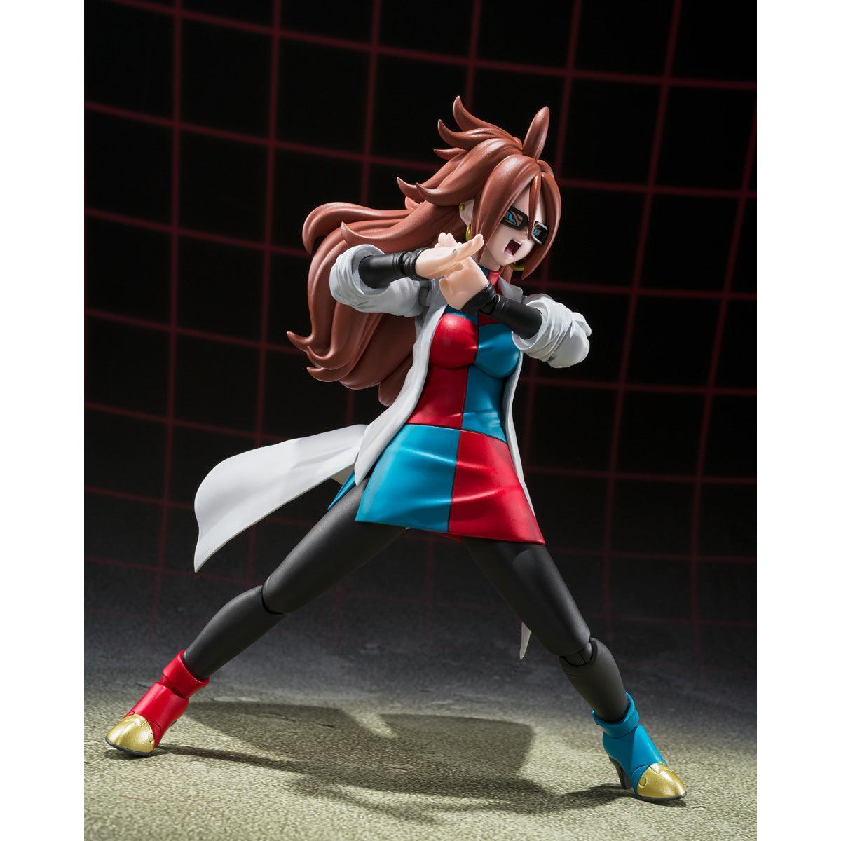 Bandai Dragon Ball Fighter Z: S.H.Figuarts Android 21 [Lab Coat] (P-Bandai) - Kidultverse