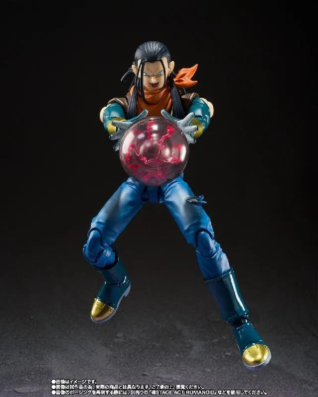 Bandai Dragon Ball GT: S.H.Figuarts Super Android 17 (P-Bandai) - Kidultverse