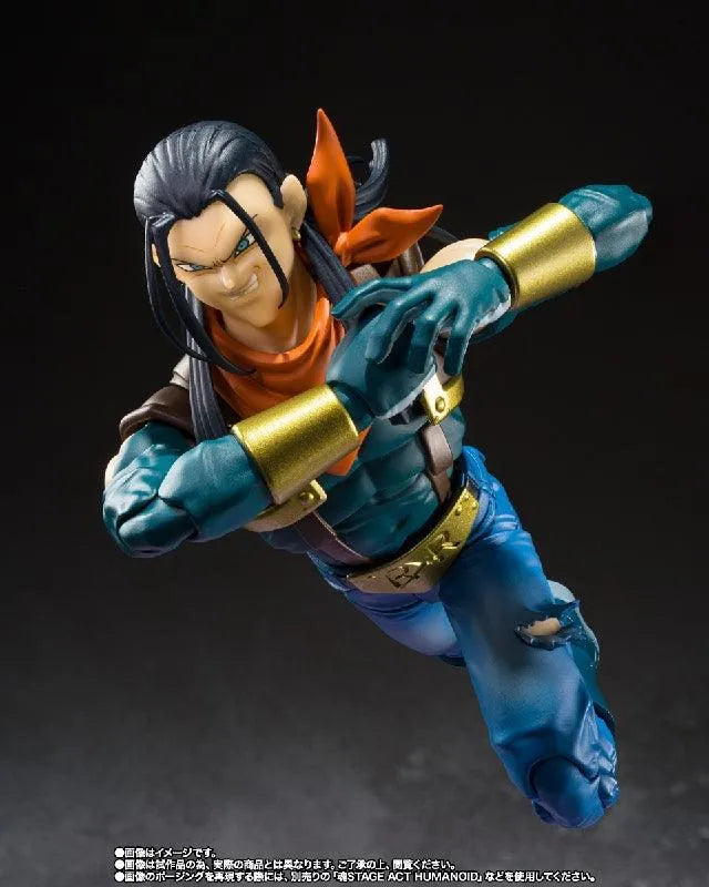 Bandai Dragon Ball GT: S.H.Figuarts Super Android 17 (P-Bandai) - Kidultverse