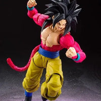 Dragon Ball GT: S.H.Figuarts Super Saiyan 4 Son Goku – dynamic action pose with red tail