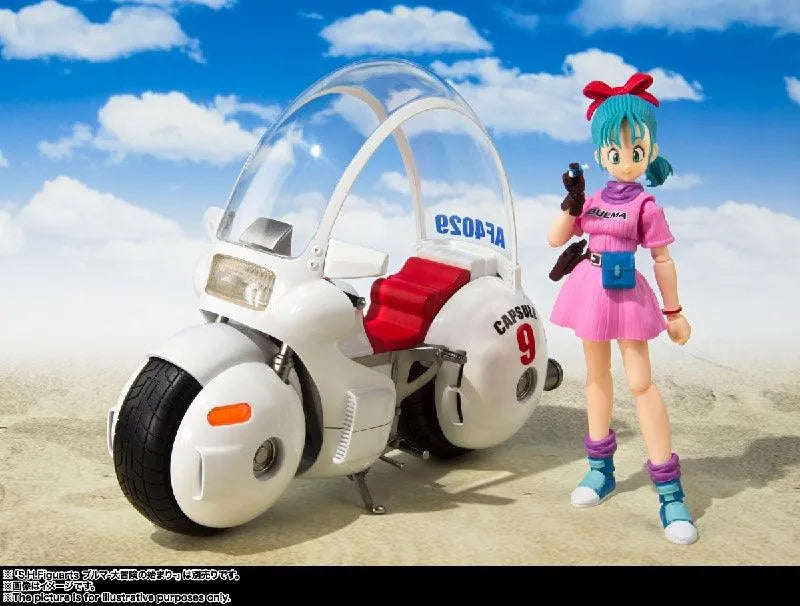 Bandai Dragon Ball: S.H.Figuarts Bulma's Motorcycle Hoipoi Capsule No.9 - Kidultverse