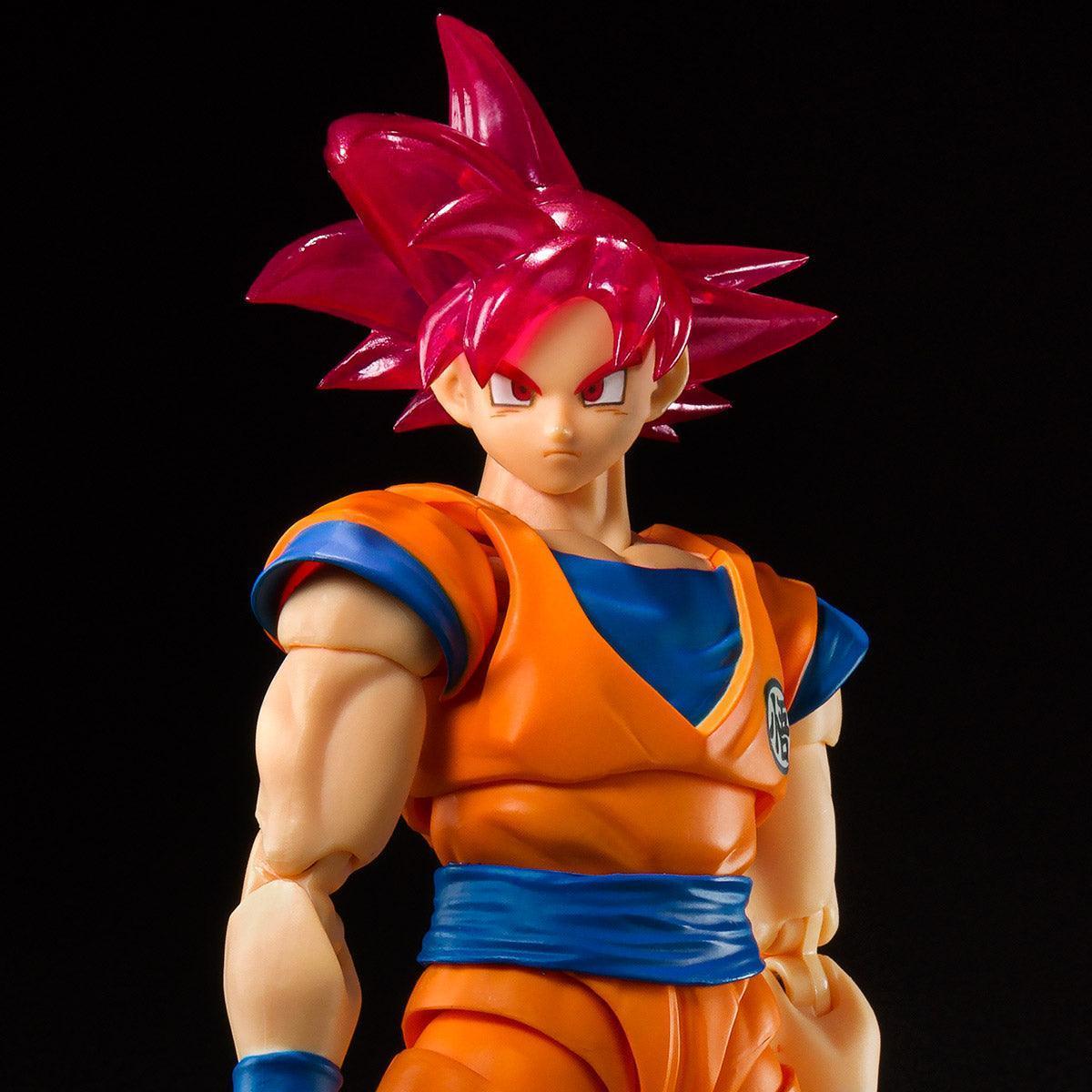 Bandai Dragon Ball Super: S.H.Figuarts Super Saiyan God Son Goku Event Exclusive Color Edition (SDCC 2021) - Kidultverse