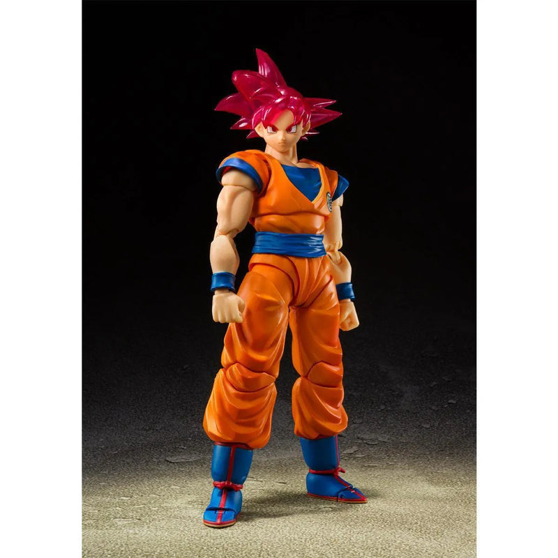 Bandai Dragon Ball Super: S.H.Figuarts Super Saiyan God Son Goku Event Exclusive Color Edition (SDCC 2021) - Kidultverse